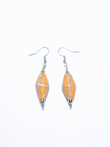 MH Madelyne french cross earrings