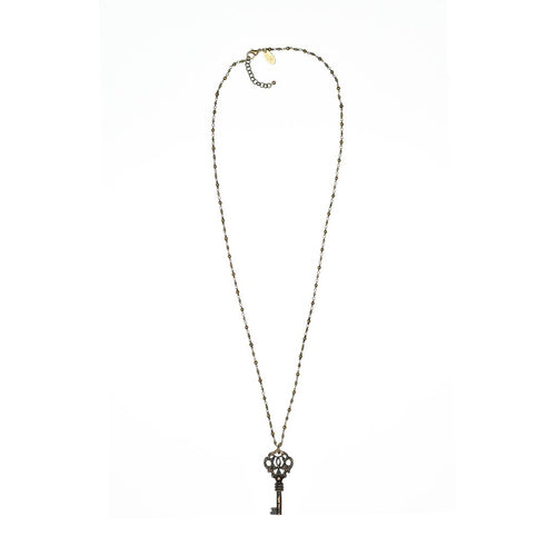 Scroll Key Necklace