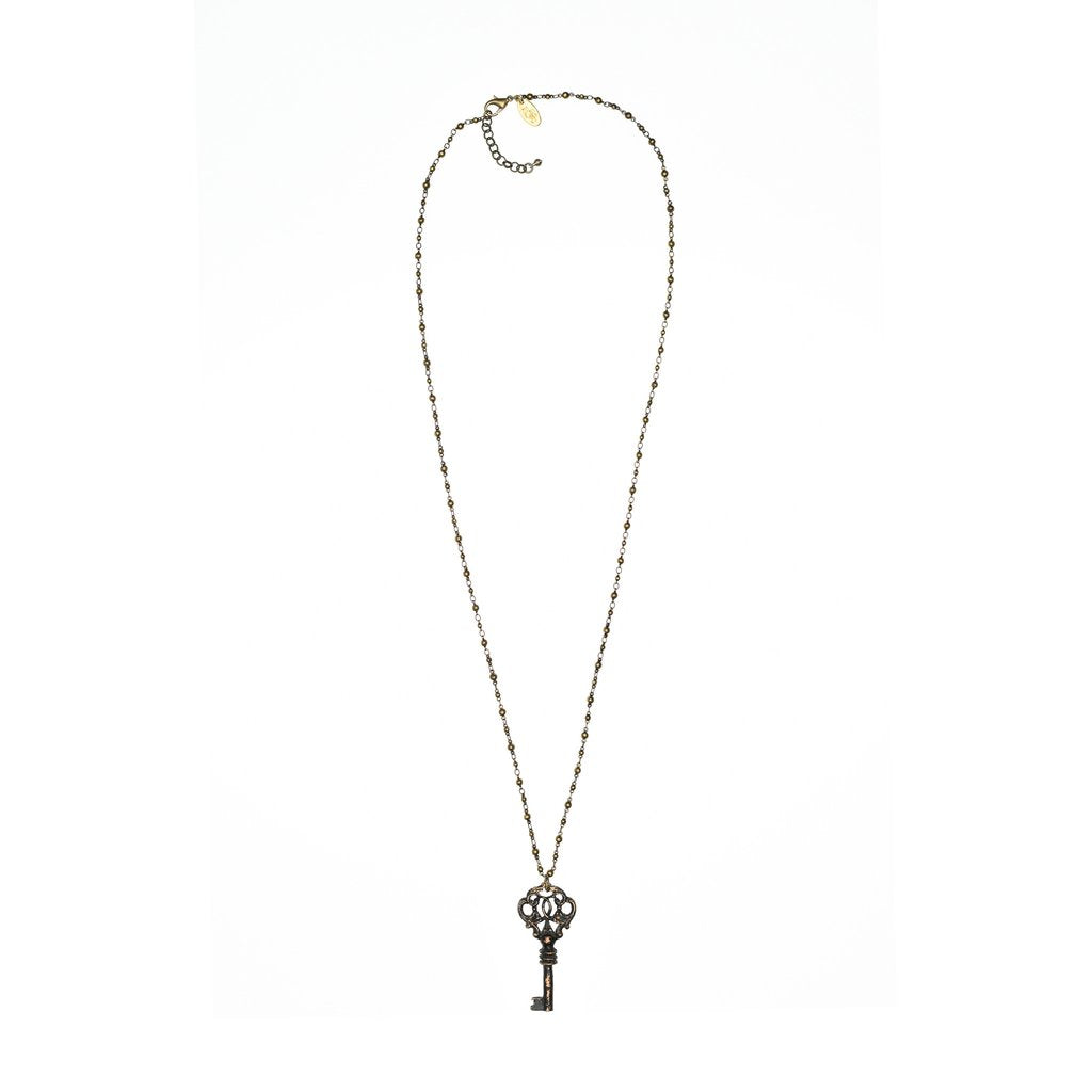 Scroll Key Necklace