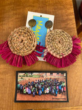 African Woven Earrings