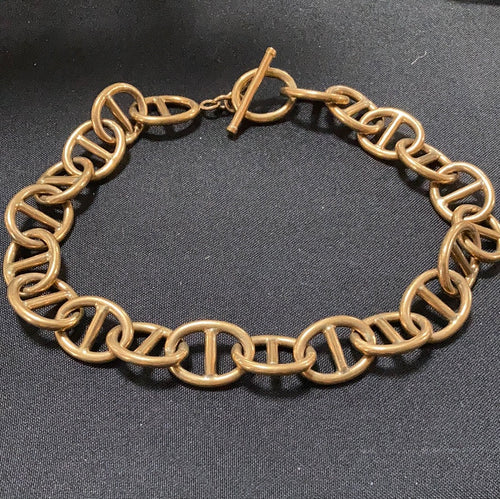 Naval link necklace