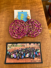 African Woven Earrings