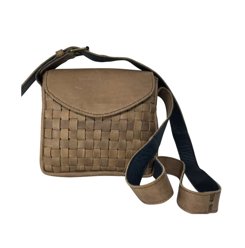 Basket weave crossbody